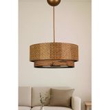 Hmydesign Bambusa Handmade Tekli Sarkıt Avize