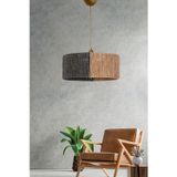 Hmydesign Froid Handmade Tekli Sarkıt Avize Gri-Hasır