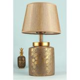 Hmydesign Grande Seramik Abajur Gri Gold