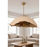 Hmydesign Handmade Wabi Sabi Karbon Beton Avize - Kintsugi