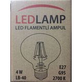 Hmydesign Ledlamp G95 Rustik Ampul
