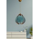 Hmydesign Lierre Handmade Sarkıt Avize Mavi