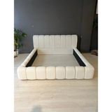 Hmz Modii Modern Tasarım Çift Kişilik Karyola - Beyaz - 90 x 190 cm