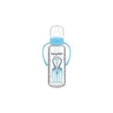 HN - 402 HANYMİSH KULPLU CAM BİBERON 240 CC - Mavi - 240 ml