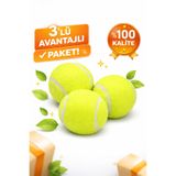 hn sport 3’lü Tenis Topu Seti | Tüy Toplama, Evcil Hayvan Oyuncağı, Çamaşır & Kurutma Makinesi Uyumlu
