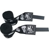 HN Sport Boks Kick Boks Muay Thai Wushu Sanda Tüm Sporlar Için El Bandajı 3,5 M x 2 Adet Elastik Boks Bandajı - Siyah