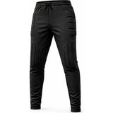Hn Sport Sünger Destekli Profesyonel Kaleci Pantolonu – Diz ve Yan Korumalı Slim Fit Siyah Kaleci Altı - 2XL