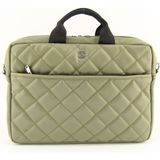 Hnb Unisex Kapitone Macbook Air Pro 13 & 13.3 Inç Evrak Laptop Kılıfı - Açık Yeşil