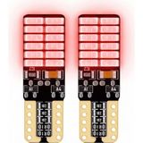 HNC 24 Ledli Dipsiz T10 Park Ampulü Kırmızı Işık (2 Adet) 24 Volt