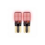 HNC 24 Ledli Dipsiz T10 Park Ampulü Kırmızı Işık (2 Adet) 24 Volt