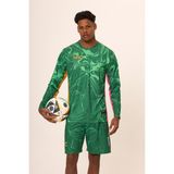 Hnc Sport Kinetic Erkek Uzun Kollu Nefes Alabilen Çocuk ve Yetişkin Kaleci Forması Goalkeeper Jersey Gk - Yeşil - 13 - 14 Yaş