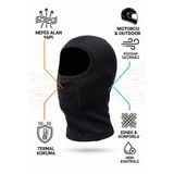 HNC Sport Motosiklet Balaklava Nefes Alan Motorcu Termal Maske - Çok Amaçlı Sporcu Maskesi