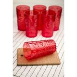 Hng Akrilik Kırmızı Tekli Uzun Bardak & Su Meşrubat Bardağı 750 ml ( Büyük Boy & Cam Değildir )