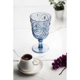 Hng Akrilik Lacivert Tekli Kadeh & Su Meşrubat Kahve Yanı Bardağı 450 ml ( Cam Değildir )