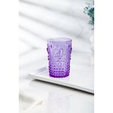 Hng Akrilik Mor Kısa Bardak & Su Meşrubat Kahve Yanı Bardağı 400 ml ( Cam Değildir )