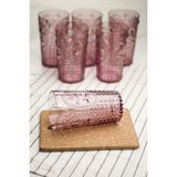 HNG Akrilik Mürdüm Tekli Uzun Bardak & Su Meşrubat Bardağı 750 ml ( Büyük Boy & Cam Değildir )
