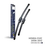 Hnrlishp Niken Honda Civic 2006-2012 Araca Özel Silecek - Siyah