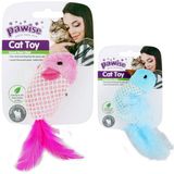Hnrlishp Pawise Catnipli Peluş Fare Oyuncağı 10 cm - Renkli