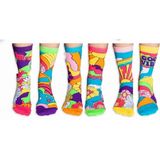 Hnsocks Renkli Çorap Mafyası Heritage Nature Groovy Hippie Renkli Desenli Unisex 5li Çorap Seti Hediye Kutulu - 36 - 41 - Haki - Yeşil - Kırmızı - Lacivert