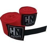Hnsport HN Sport Boks Kick Boks Muay Thai Wushu Sanda Tüm Sporlar Için El Bandajı 2.5 m. x 2 adet Elastik Boks Bandajı - Kırmızı - Standart