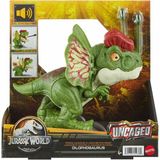 HNT65 Jurassic World Uncaged™ Interaktif Dilophosaurus Figürü - Renkli
