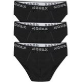 HNX 3'lü Pamuklu Slip Erkek Külot - 2XL - Siyah