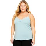 HNX DANTELLİ ATLET (MİNT YEŞİLİ, 3XL)