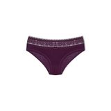 HNX UNDERWEAR Beli Dantelli Yarım Şort Kadın Boxer Külot Mor L hnxNM6076