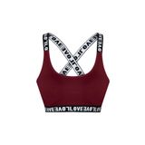HNX UNDERWEAR Bordo Love Lastikli Çapraz Askılı Sporcu Sütyen Bordo M hnxNM547
