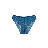 HNX UNDERWEAR Çift Renk Dantelli Kadın Külot (Petrol)