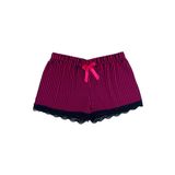 HNX UNDERWEAR Dantel Detaylı Pamuklu Kadın Şort Fuşya XXL hnxNM5646