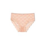 HNX UNDERWEAR Dantelli Kahve Yüksek Bel Büyük Beden Bato Kadın Külot Kahverengİ 2XL hnxNM1618