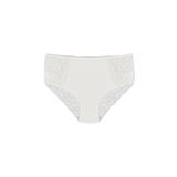 HNX UNDERWEAR Ekru Pamuklu Ön Yan ve Arka Dantelli Büyük Beden Kadın Külot Ekru 5XL hnxNM2452