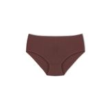 HNX UNDERWEAR Koyu Kahve Pamuklu Fitilli büyük Beden Kadın Külot Koyu Kahve 2XL hnxNM4125