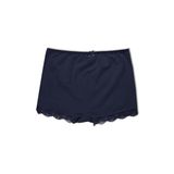 HNX UNDERWEAR Lacivert Dantelli Kadın Tayt Şort Lacivert 2XL hnxNM6298