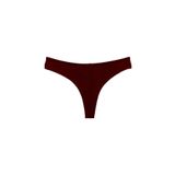 HNX UNDERWEAR Mikro Kumaş Lazer Kesim Arkası Dantel String Tanga Kadın Külot Bordo L hnxNM7065