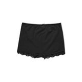 HNX UNDERWEAR Siyah Dantelli Kadın Tayt Şort Siyah 2XL hnxNM6311