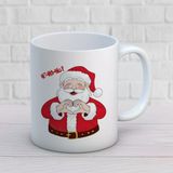 Ho Ho Ho Yazılı Yılbaşı Temalı Hediyelik Baskılı Kupa