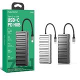 Hoala Hoala Type-C Girişli Usb Çoğaltıcı Adaptör, 7 in 1 Usb Hub, 3x Usb 3.0 Girişi, 1x HTML Girişi, 1x TF/SD Kart Girişli Çevirici Hub, 4K 30 Hz Hub