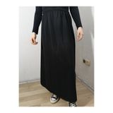 hoaryage Beli Lastikli Baharlık Kışlık Penye Kumaş Maxi Boy Anne Etek, Namaz Etek 38-54 Beden