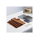 hoaryage Hakiki Güderi Deri Tablet, Telefon, Gözlük ve Ekran Temizleme Bezi (5 Adet - 10x14 cm)