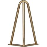 Hobbi Mil Ayak - Koltuk - Kanepe - Çekyat - Sehpa Ayağı - Gold Renk - 15 cm - Tek Adet