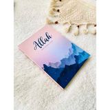 Hobbi Tasarım Allah Dost Olarak Yeter Çizgili Defter Şık Tasarım - 1 Adet