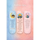 Hobbi Tasarım Kalbin Sesi Üçlü Ayraç Seti - 3 - Renkli