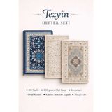 Hobbi Tasarım Tezyin Etnik Desen Üçlü Defter Seti Çizgili A5 - Renkli - 3 Adet