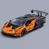 Hobbiez World Lamborghini Essenza Scv12 Diecast Turuncu 1/24 Model Araba Model Araba