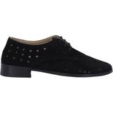 Hobby 261118S Hakiki Süet Günlük Kadın Ayakkabı - Siyah