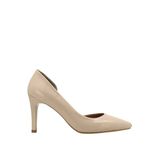 Hobby 26448 Hakiki Deri Stiletto Kadın Ayakkabı - Ten - 35