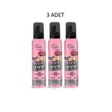 Hobby 3x150 ml Kıvır Kıvır Bukle Belirginleştirici Saç Köpüğü