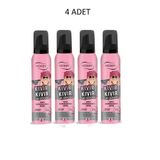 Hobby 4x150 ml Kıvır Kıvır Bukle Belirginleştirici Saç Köpüğü